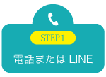 電話またはLINE